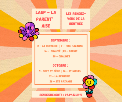LAEP parentalité accueil chauvé pornic agglo pays de retz